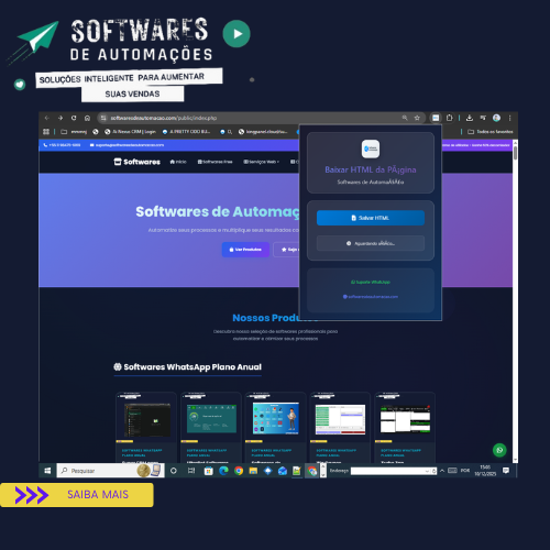 Baixar HTML de qualquer paguina ou site ANUAL