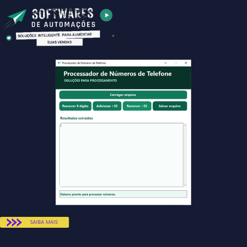 Processador de Números de Telefone