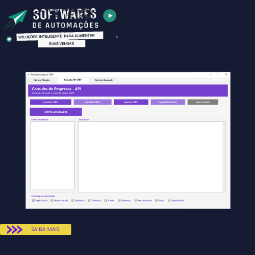 Super Extractor de Empresas e Extractor Casa de Dados