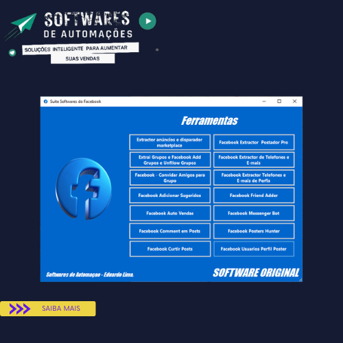 Suite Softwares do Facebook