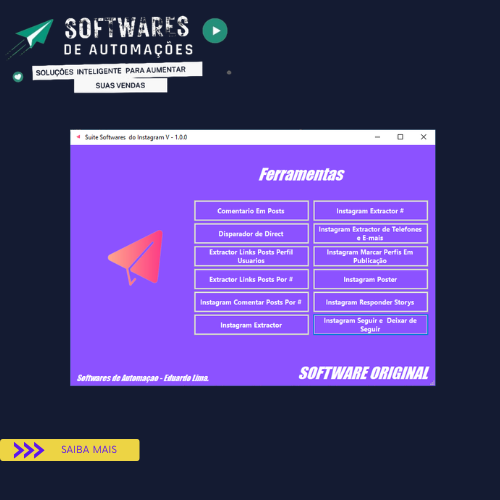 Suite Softwares do Instagram