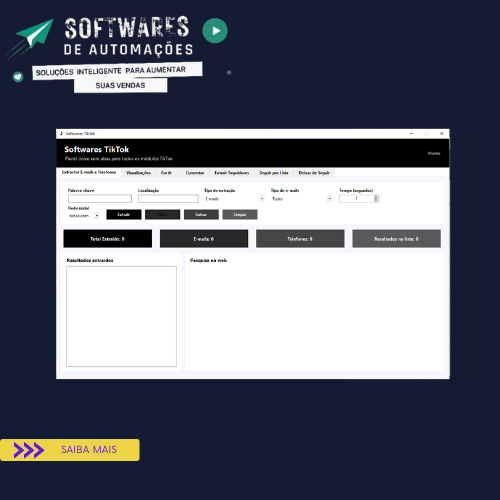 Suite Softwares do TikTok