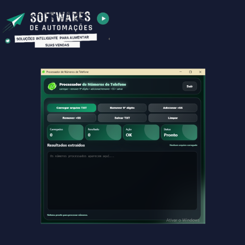Processador de Números de Telefone Extention